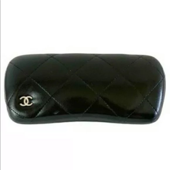 Chanel Quilted Hard Leather Sunglasses Case - Picture 1 of 6
